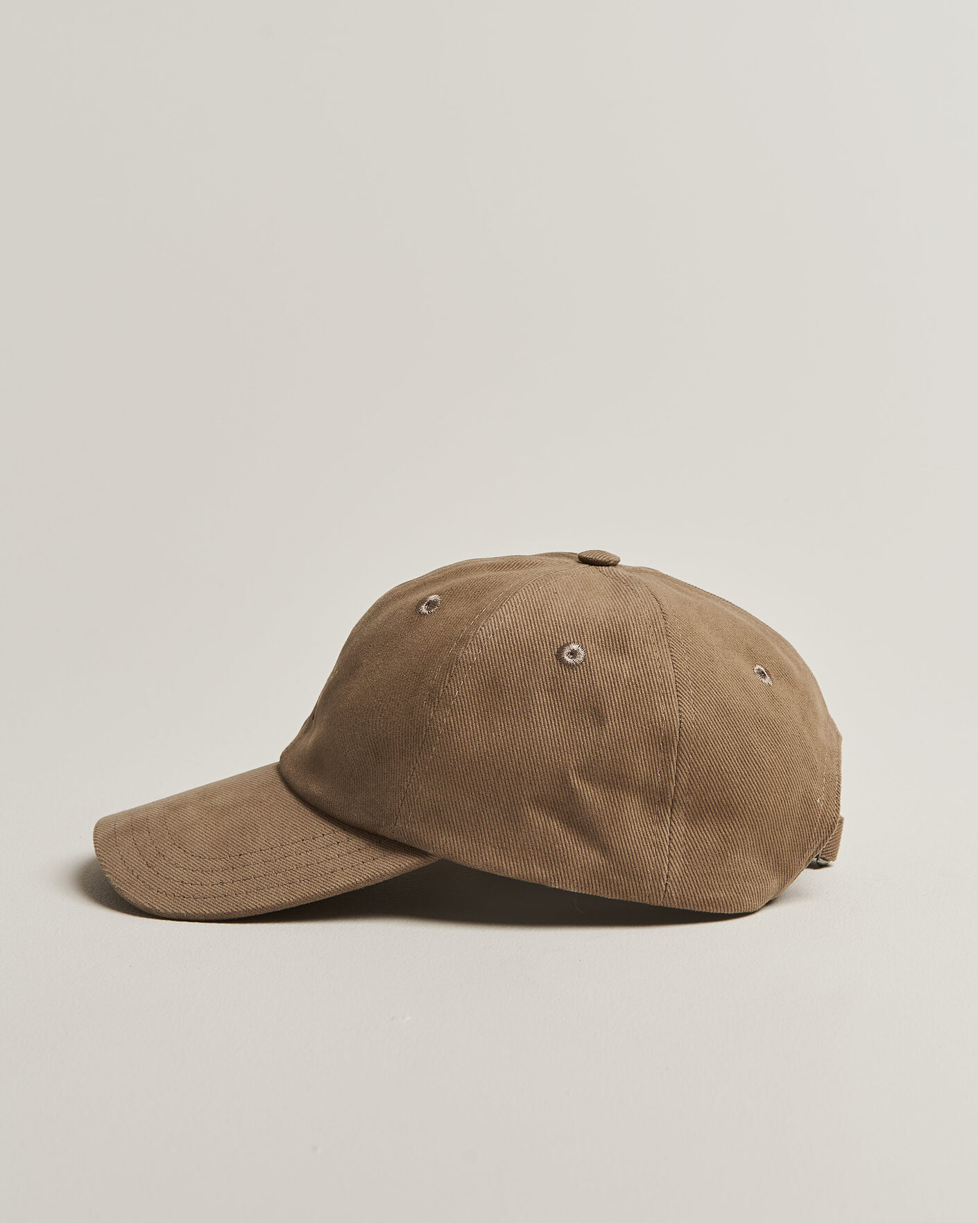 Men | Hats & Caps | Drake's | Onion Seller Twill Baseball Cap Fawn Brown