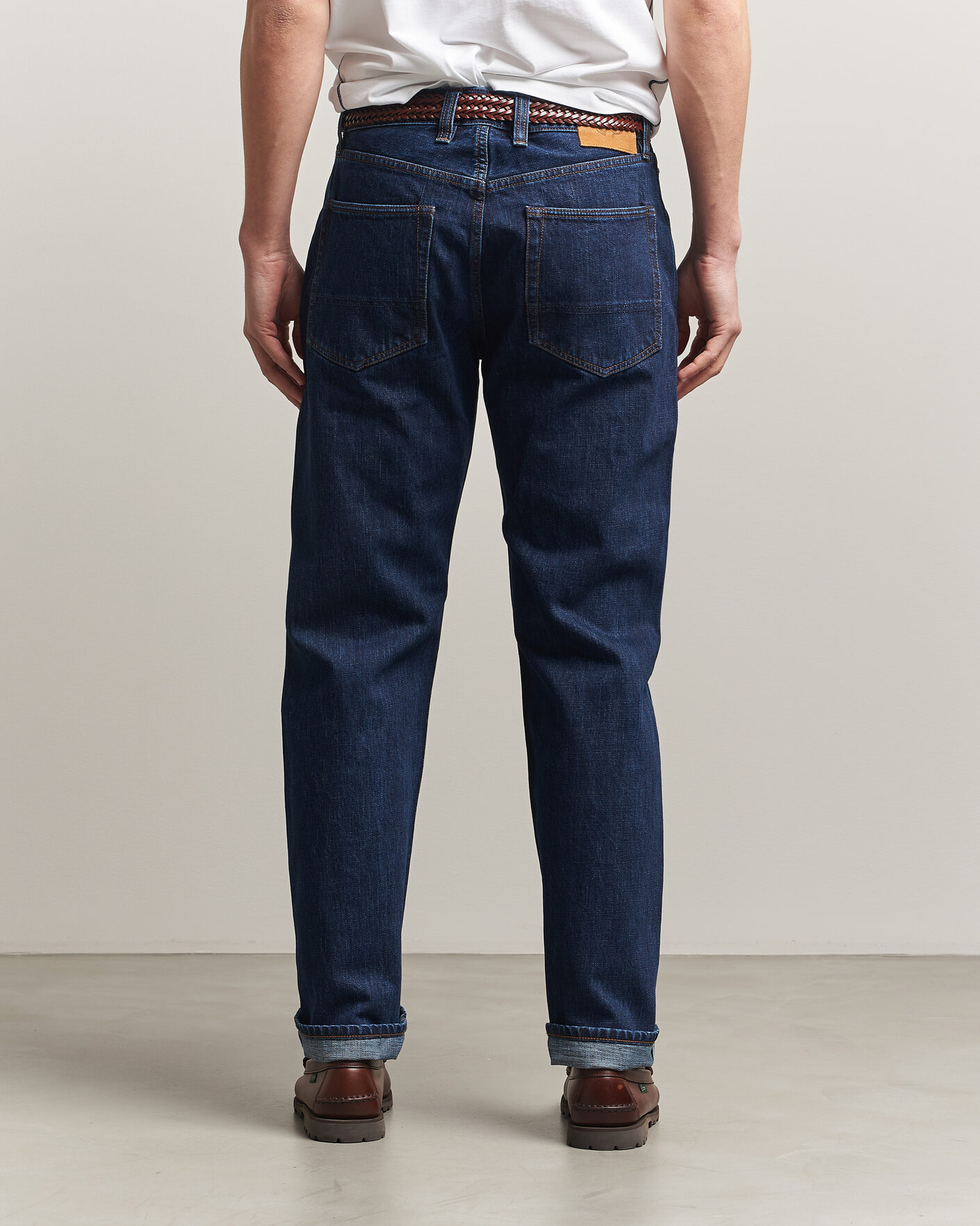 Men | Jeans | Drake's | 5-Pocket Japanese Selvedge Denim Stone Wash