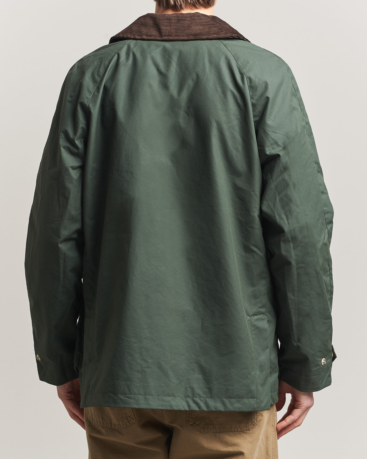 Men | Coats & Jackets | Manifattura Ceccarelli | Dry Wax Rain Caban Dark Green