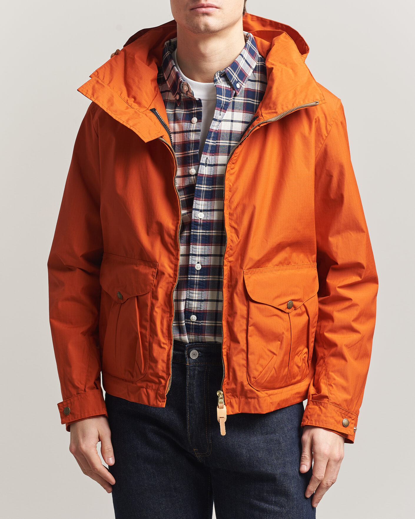 Manifattura Ceccarelli All Season Blazer Coat Orange at CareOfCarl.com