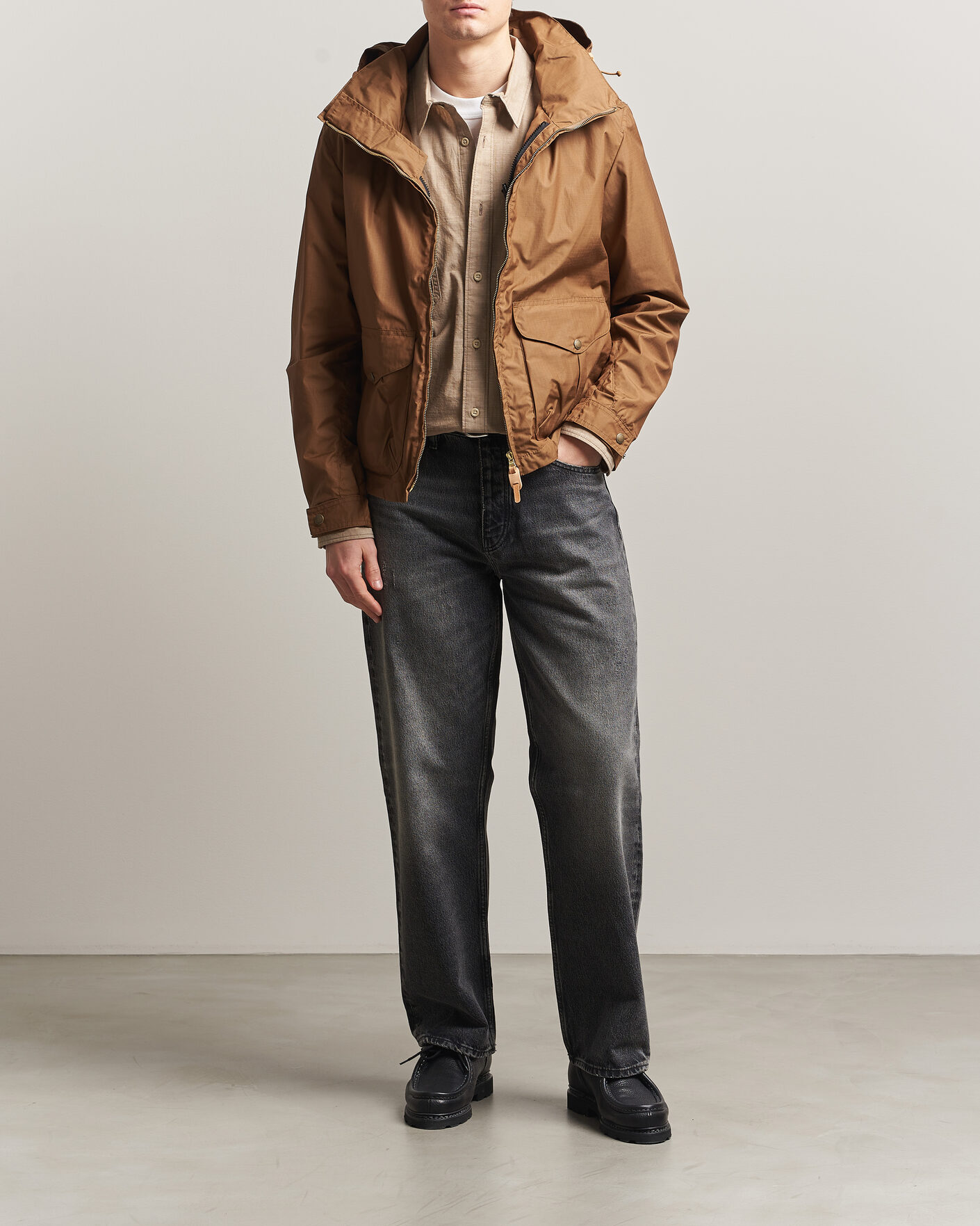 Men | Coats & Jackets | Manifattura Ceccarelli | All Season Blazer Coat Tan