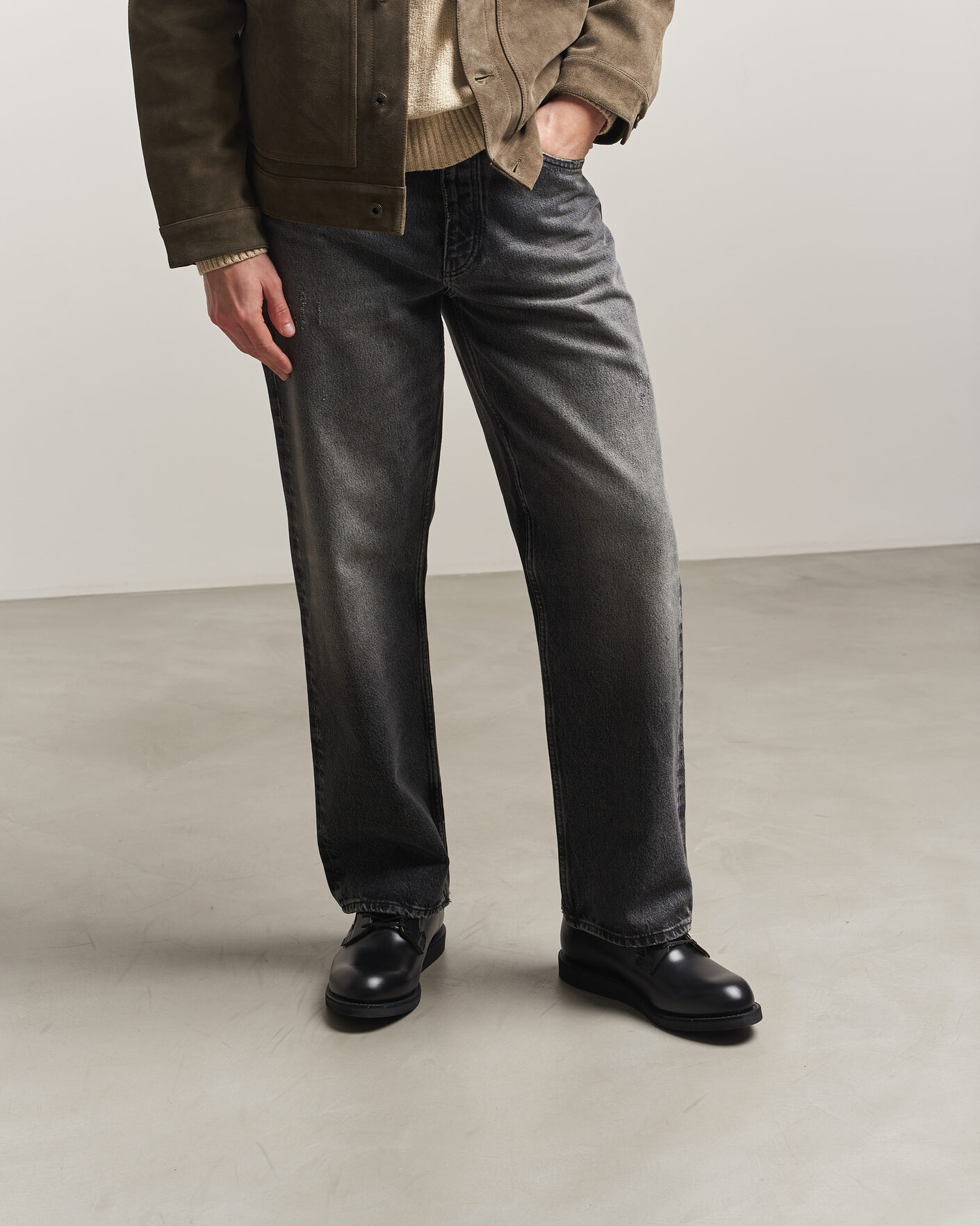 Men | Oxford Shoes | Red Wing Shoes | Postman Oxford Black Chaparral