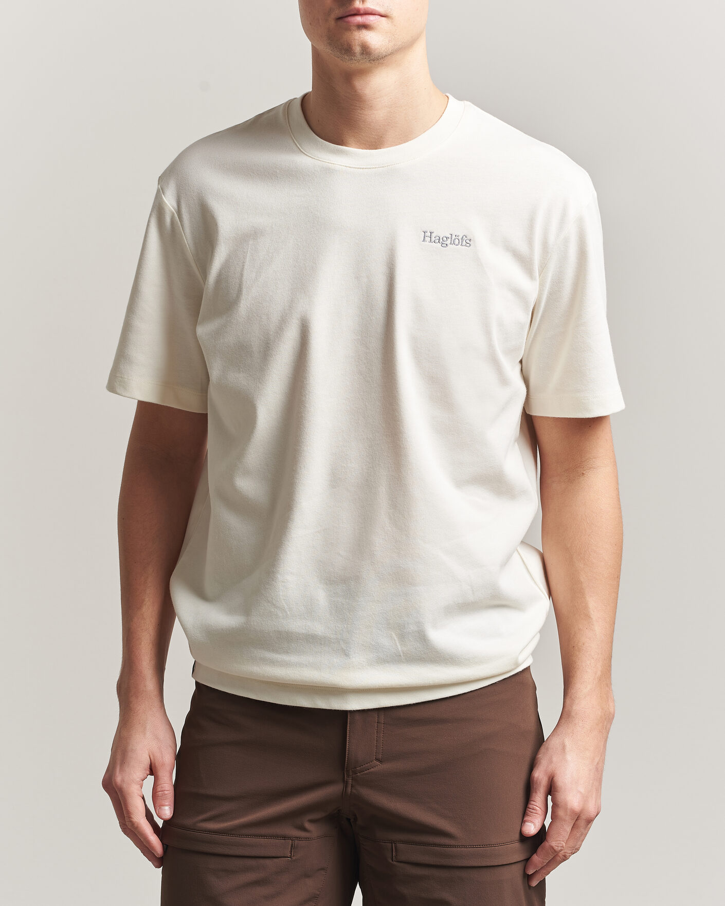 Men | T-Shirts | Haglöfs | Organic Cotton T-Shirt Soft White