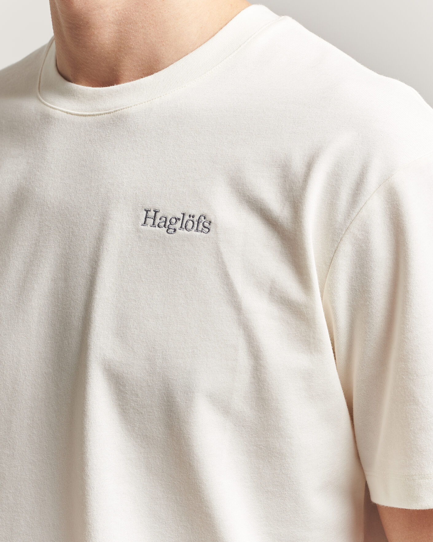 Men | T-Shirts | Haglöfs | Organic Cotton T-Shirt Soft White