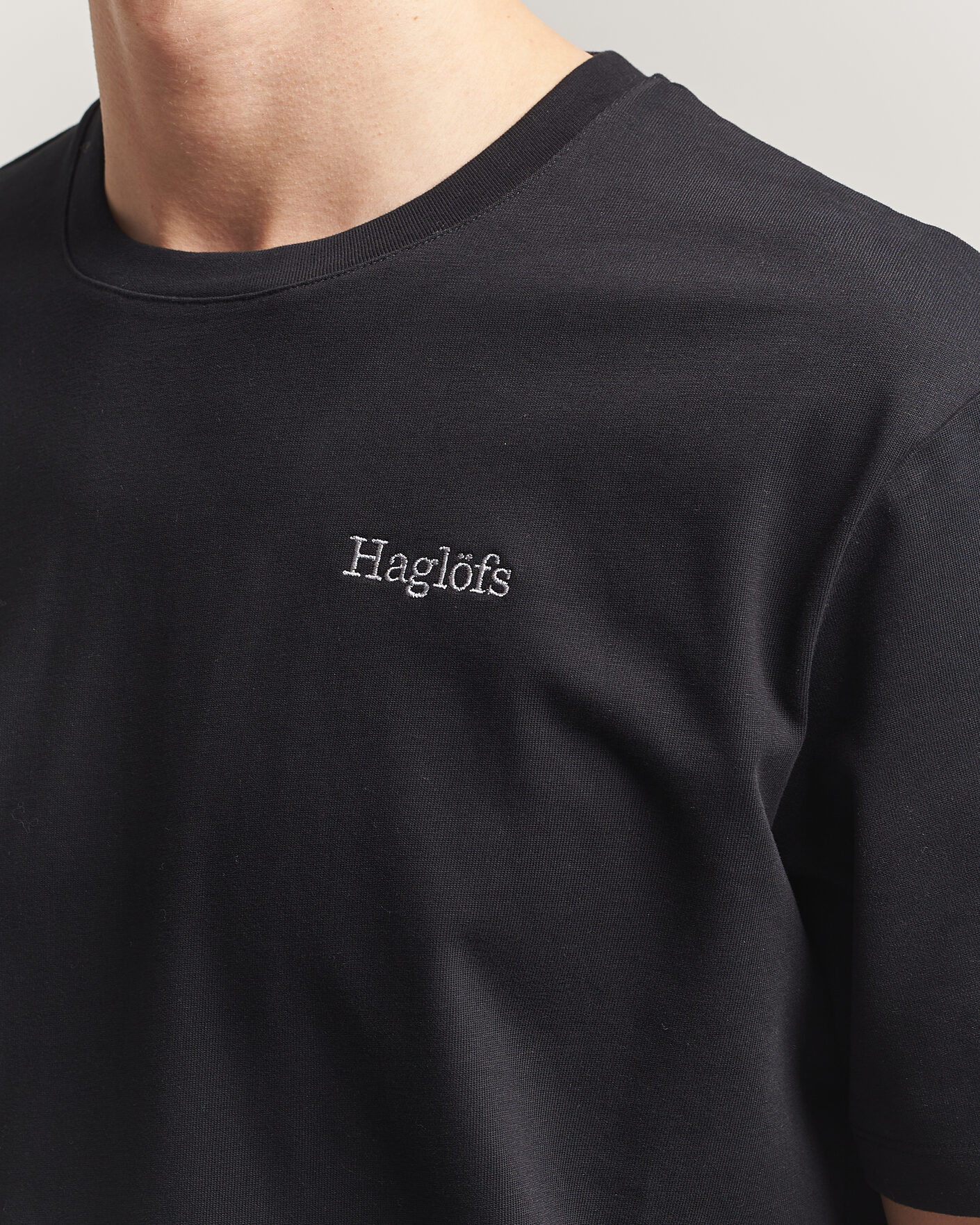 Men | T-Shirts | Haglöfs | Organic Cotton T-Shirt True Black
