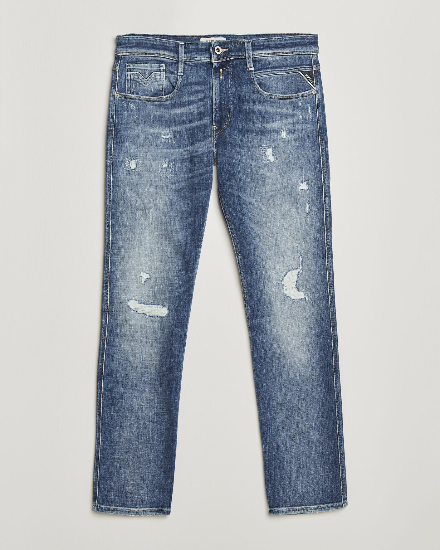 Men | Jeans | Replay | Anbass 10 Year Wash Jeans Medium Blue