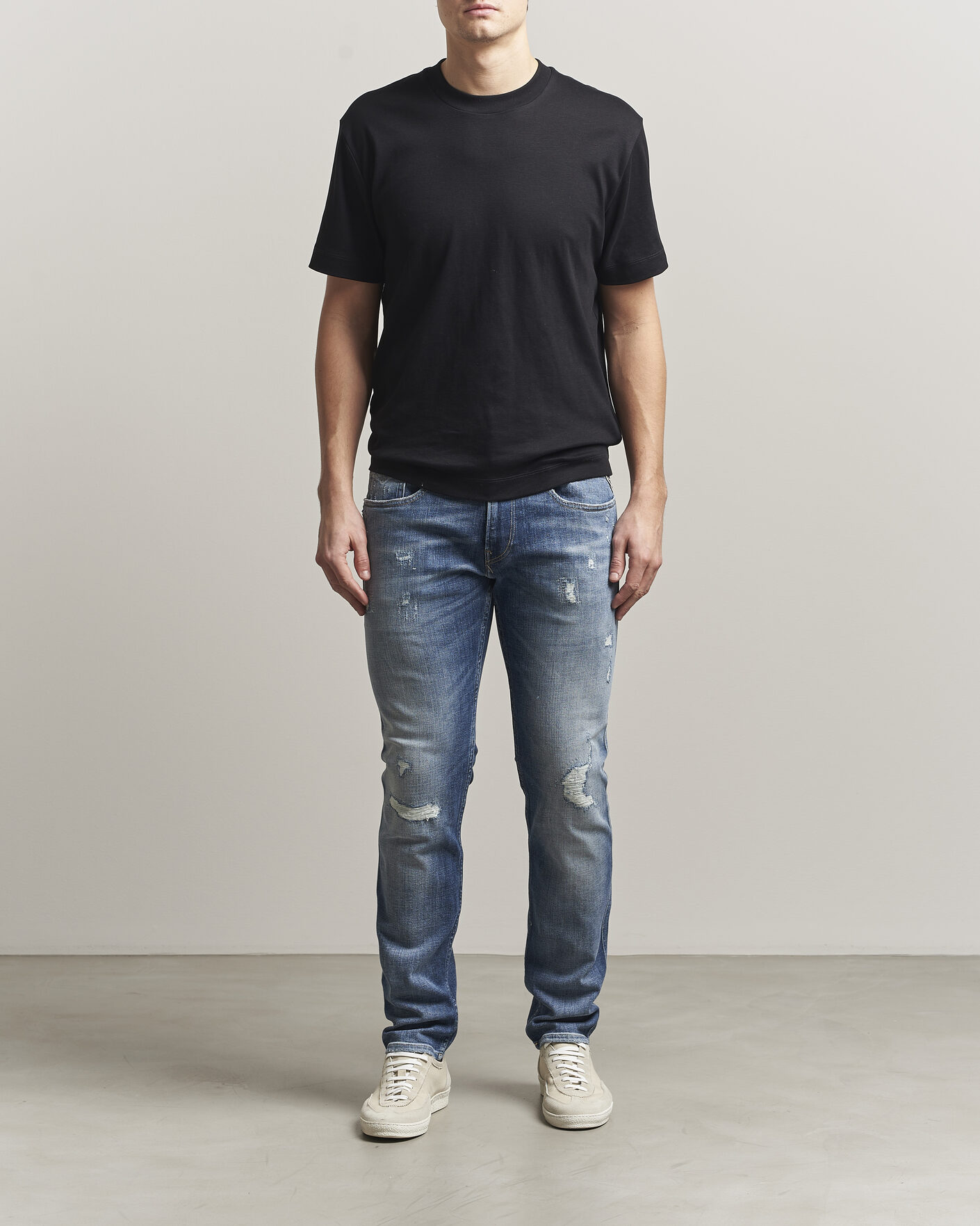 Men | Jeans | Replay | Anbass 10 Year Wash Jeans Medium Blue