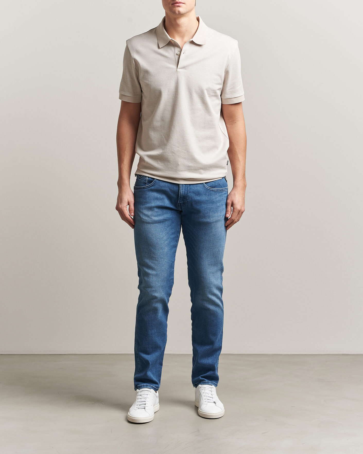 Men | Jeans | Replay | Anbass Powerstretch Jeans Medium Blue