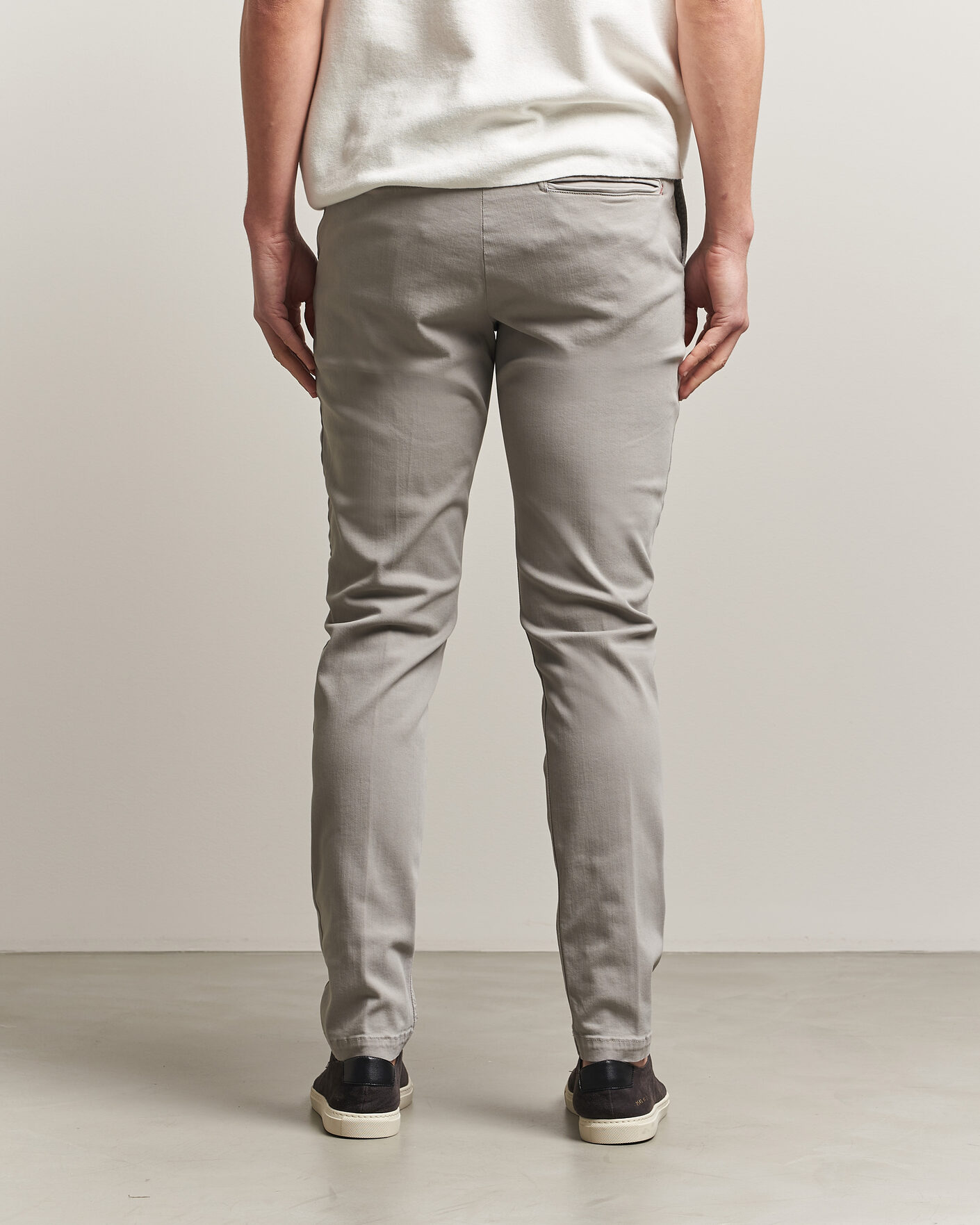 Men | Trousers | Replay | Benni Hyperflex X-Lite Chinos Light Grey