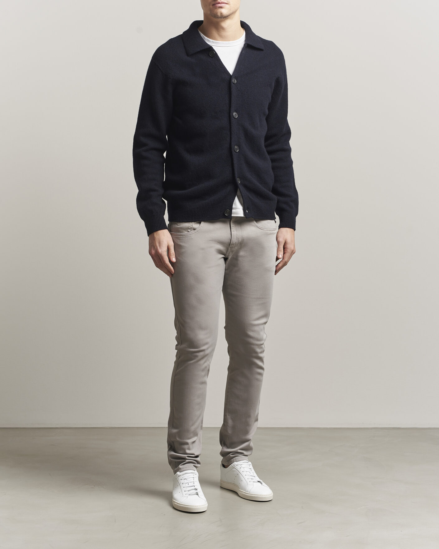 Men | Trousers | Replay | Anbass Hyperflex X.Lite 5-Pocket Pants Light Grey