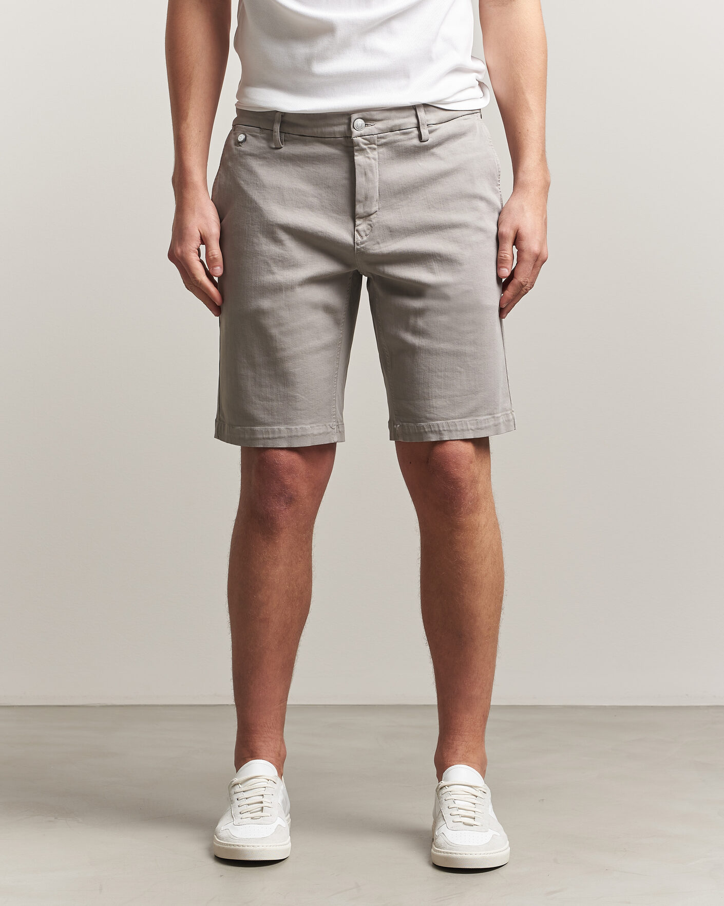 Men | Shorts | Replay | Benni Hyperflex Shorts Light Grey