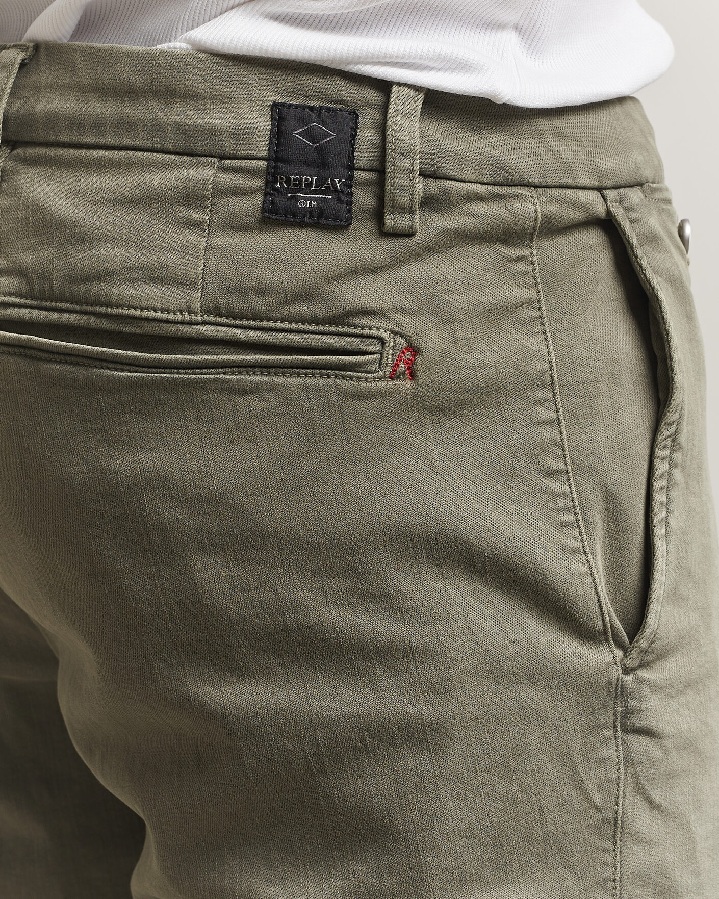 Men | Shorts | Replay | Benni Hyperflex Shorts Military Green