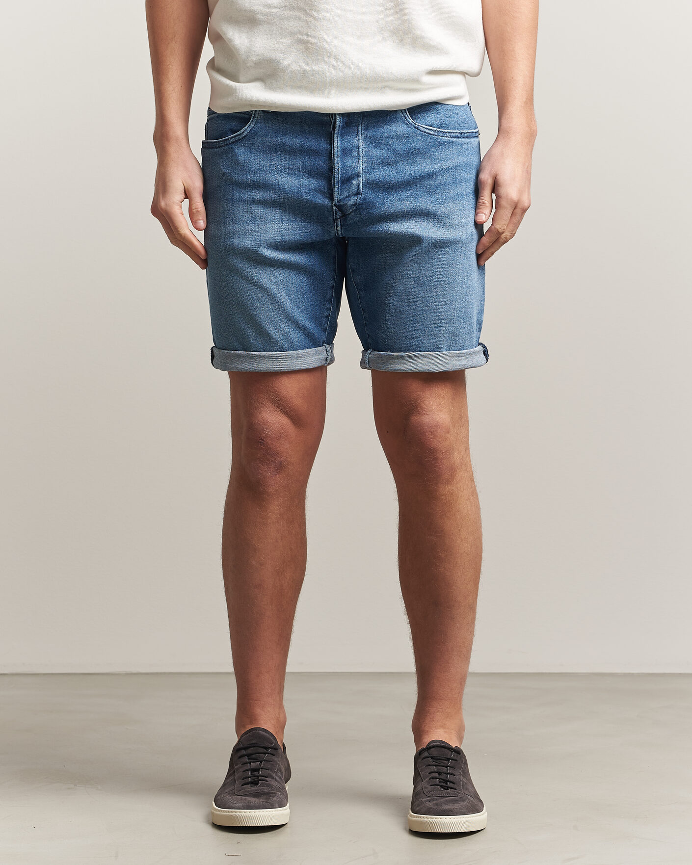 Men | Shorts | Replay | RBJ981 Stretch Denim Shorts Light Blue