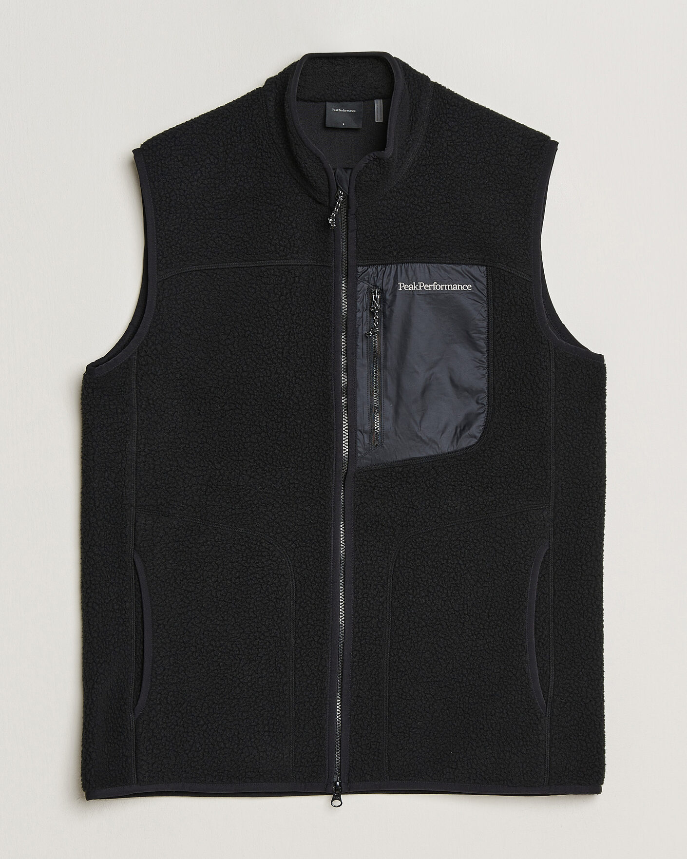 Men | Sweaters & Knitwear | Peak Performance | Nature Rush Pile Vest Black