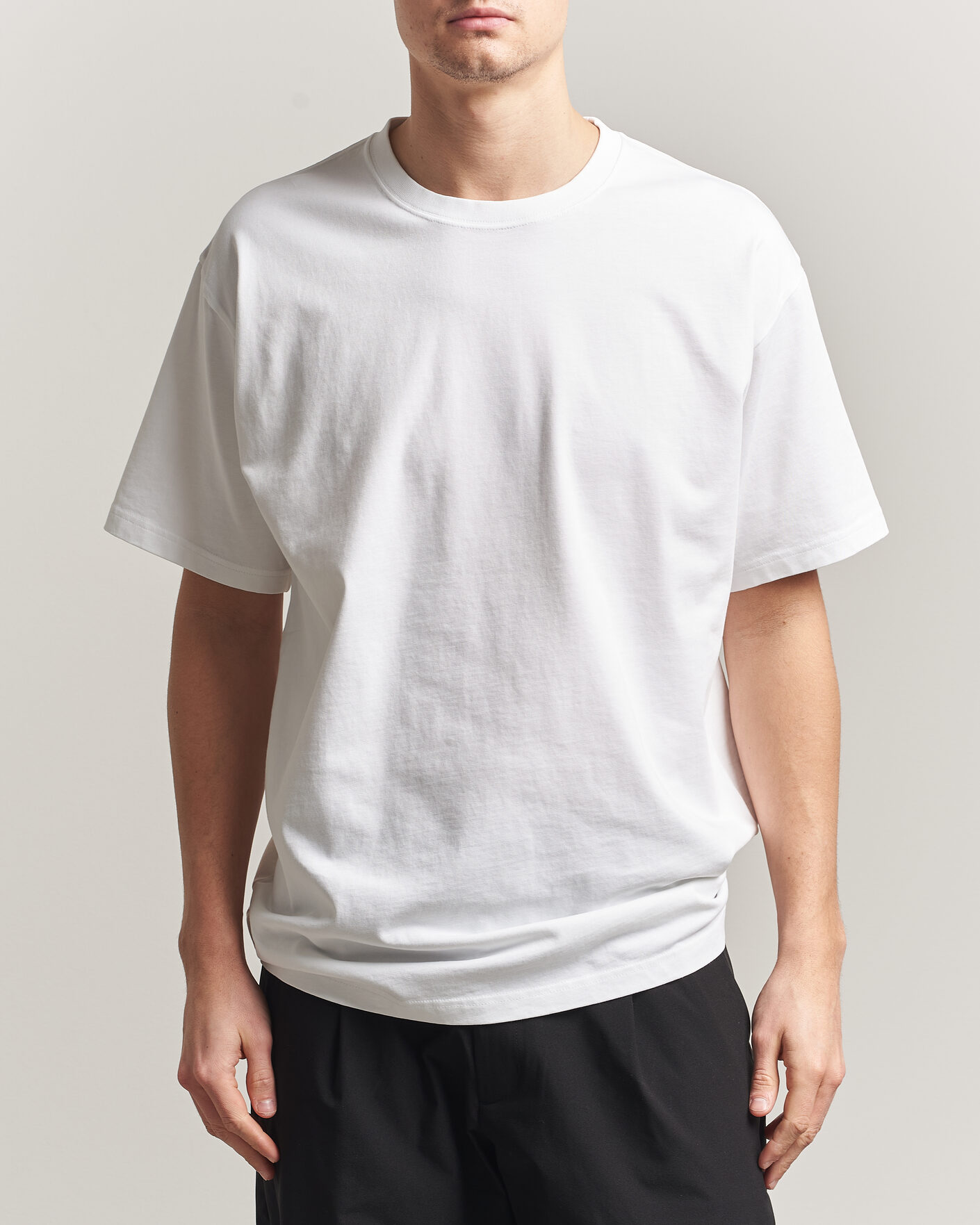 Men | T-Shirts | Peak Performance | Heavy Cotton T-Shirt White