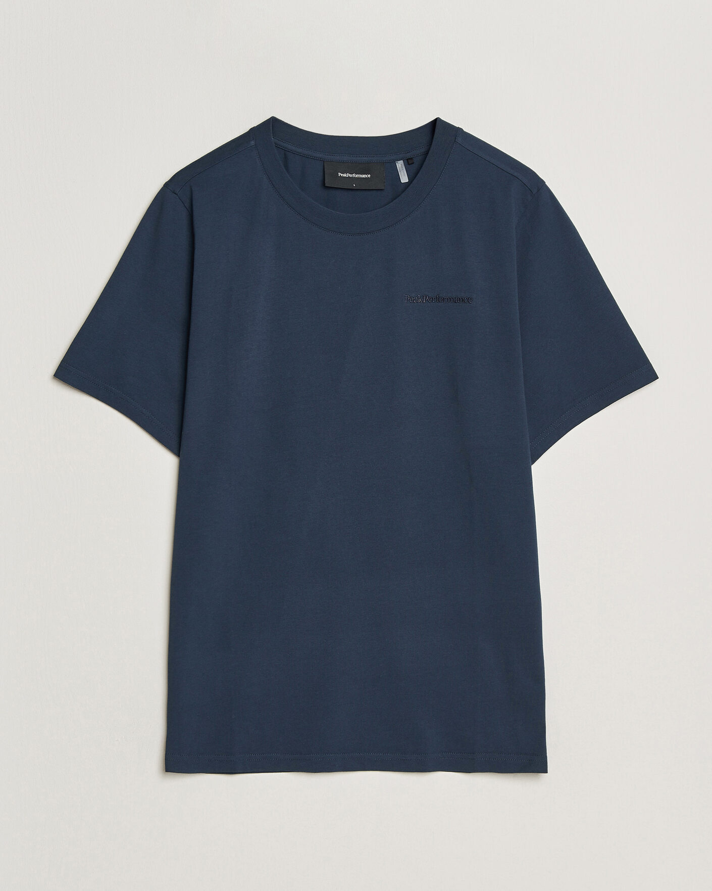 Men | T-Shirts | Peak Performance | Original Crew Neck T-Shirt Blue Shadow
