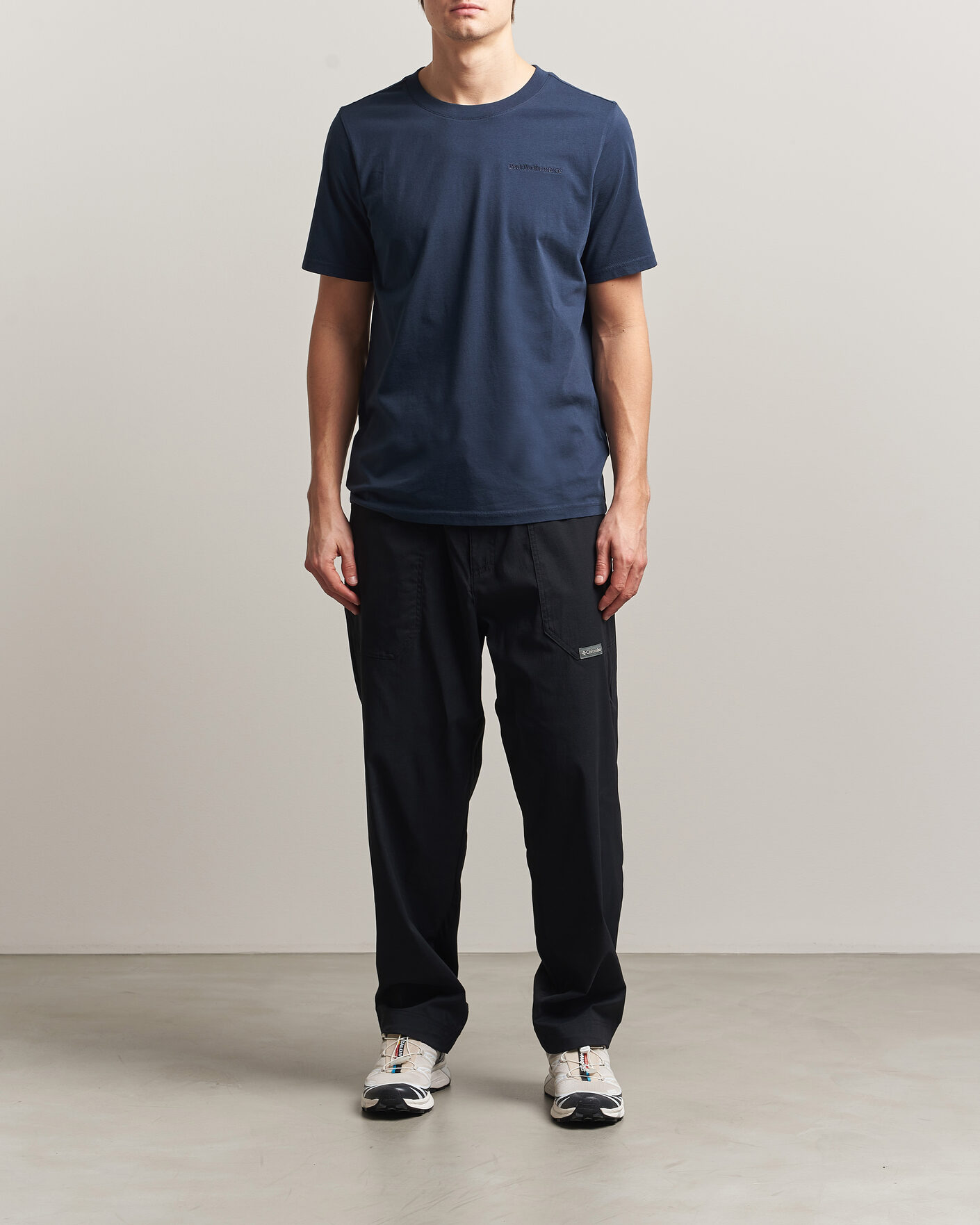Men | T-Shirts | Peak Performance | Original Crew Neck T-Shirt Blue Shadow