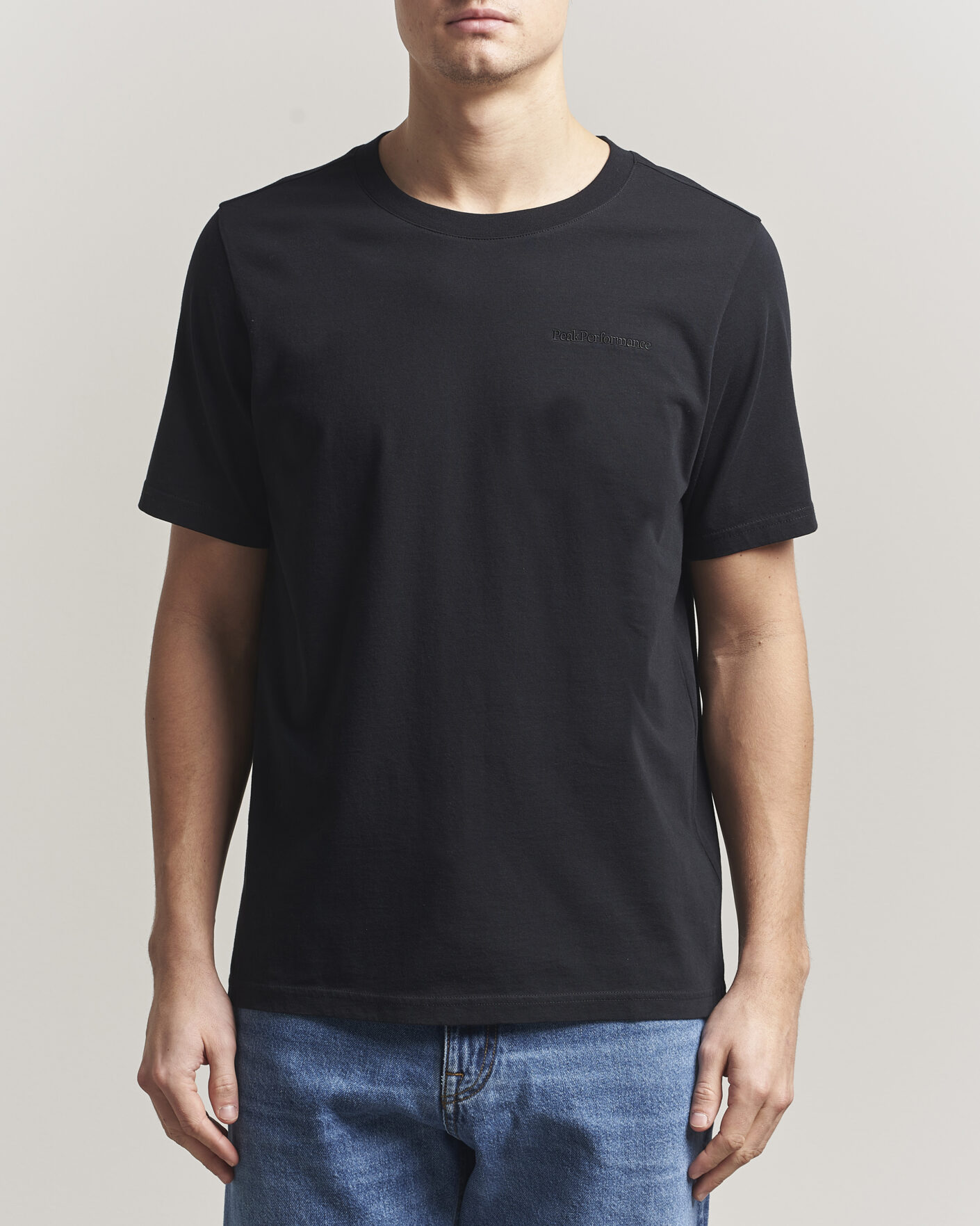 Men | T-Shirts | Peak Performance | Original Crew Neck T-Shirt Black