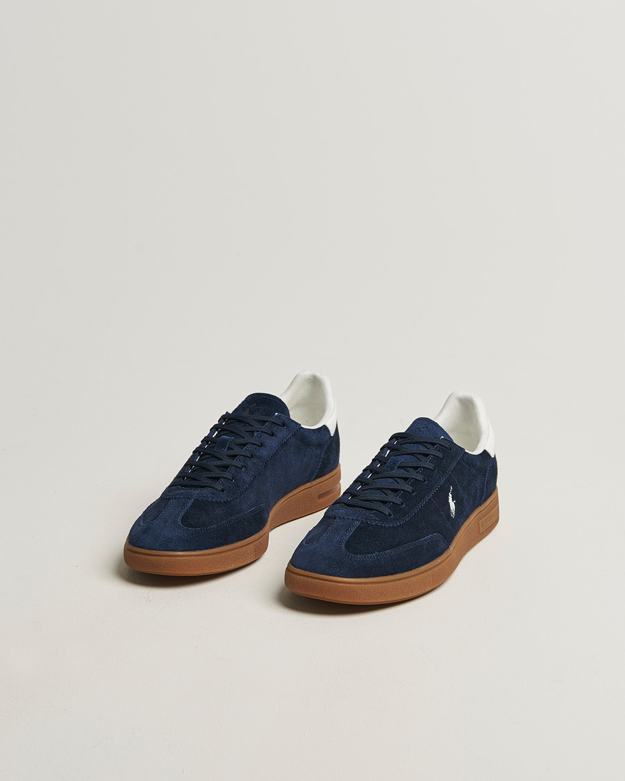 Men | Sneakers | Polo Ralph Lauren | Bedford Suede Sneakers Navy/Deckwash White