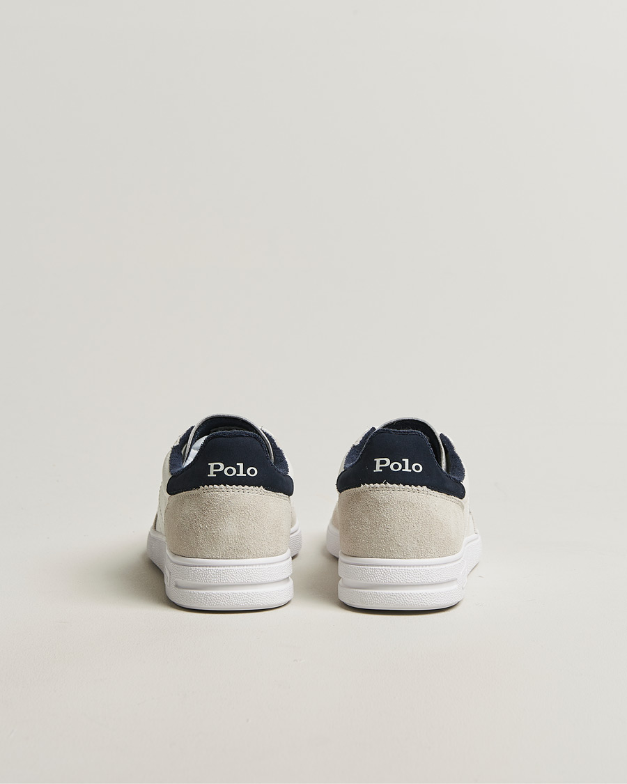 Men | Sneakers | Polo Ralph Lauren | Bedford Leather/Suede Sneakers White/Navy