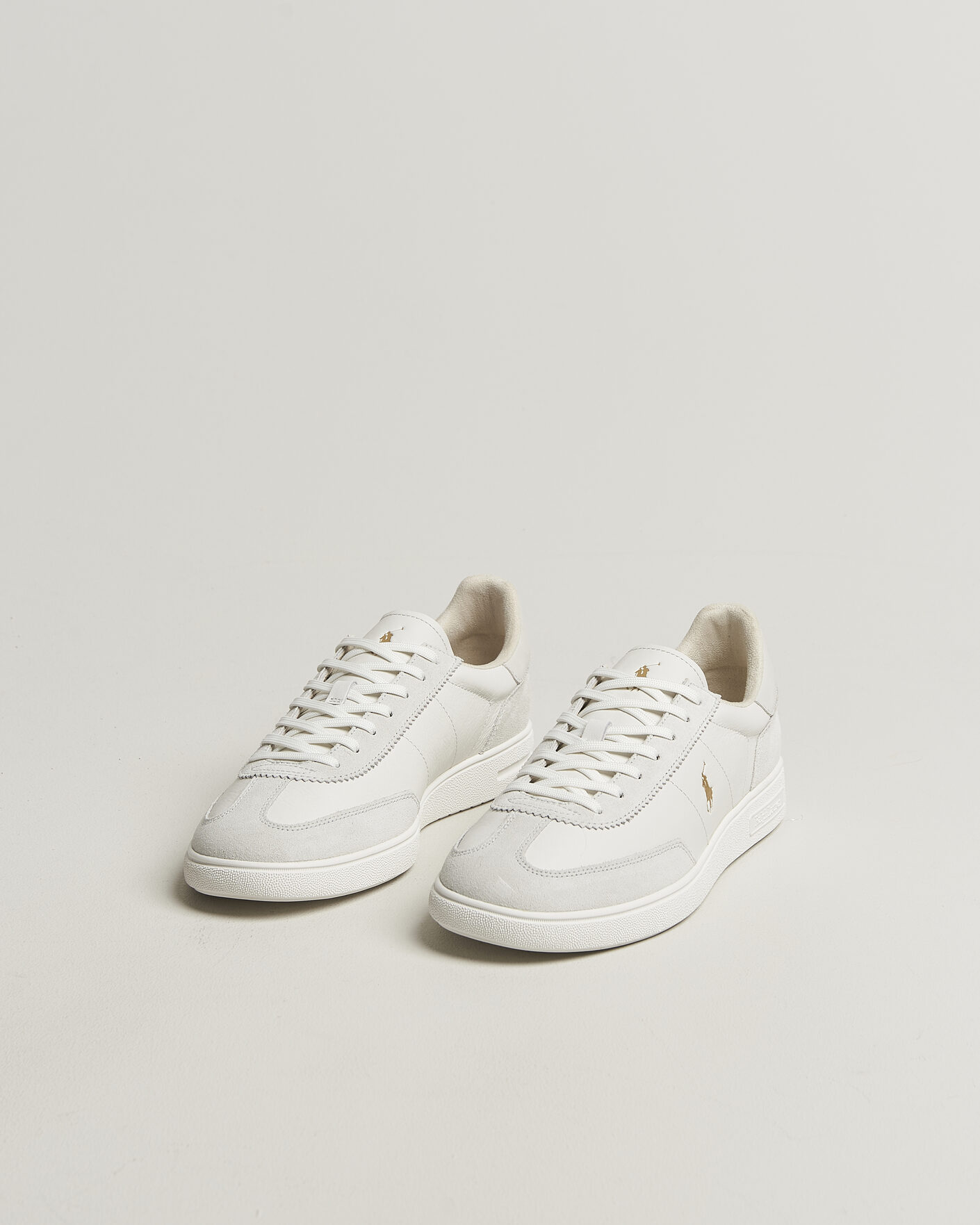 Men | Sneakers | Polo Ralph Lauren | Bedford Leather/Suede Sneakers Bianco