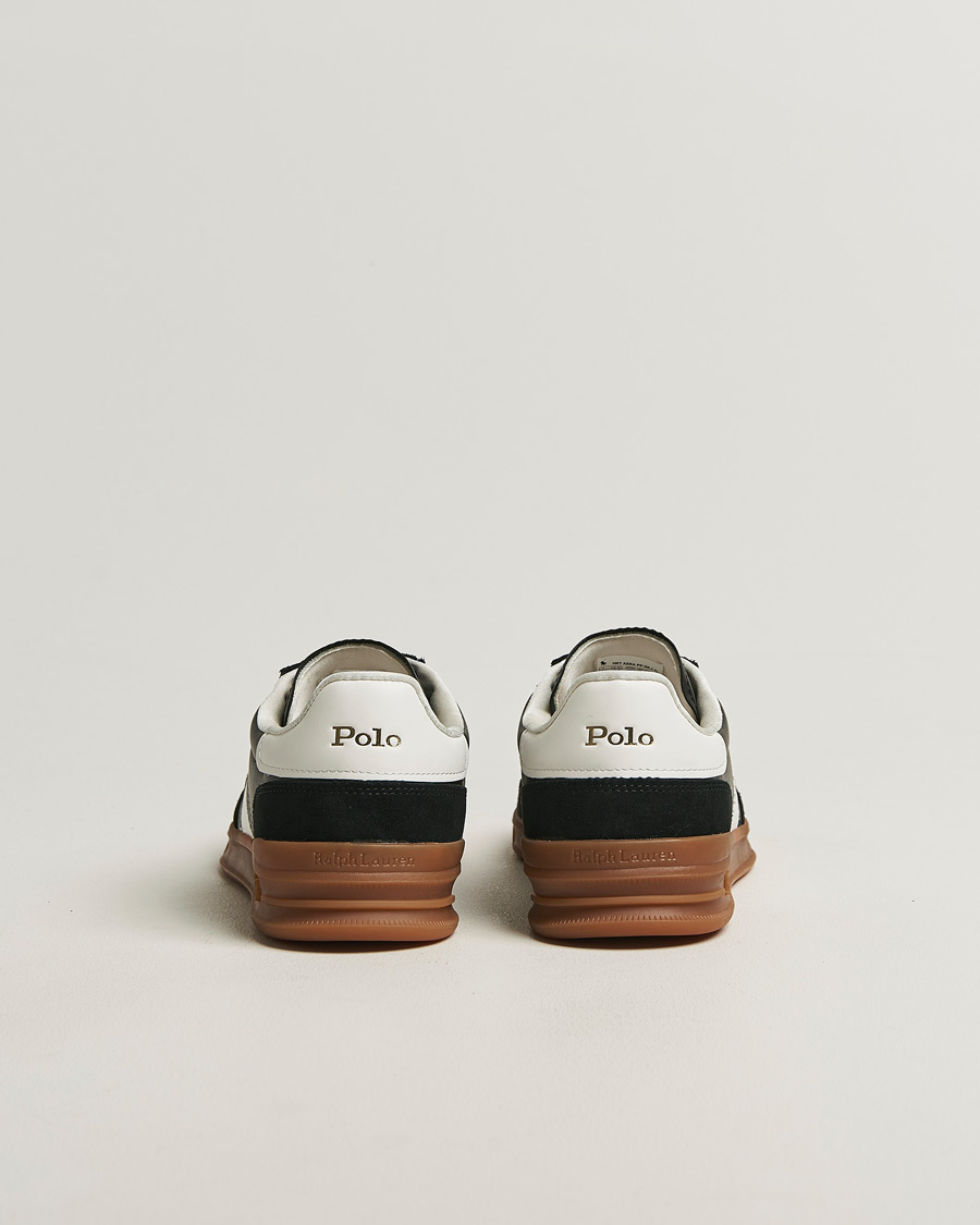 Men | Sneakers | Polo Ralph Lauren | Aera Leather/Suede Sneakers Black/White