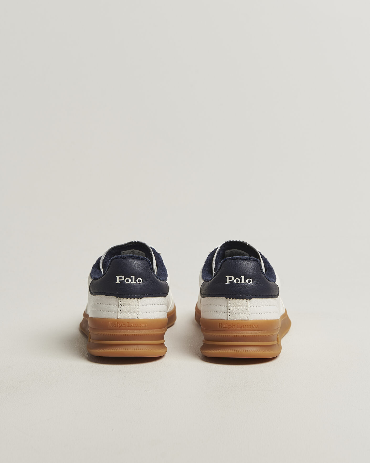 Men | Sneakers | Polo Ralph Lauren | Aera Leather Sneakers Deckwash White/Navy