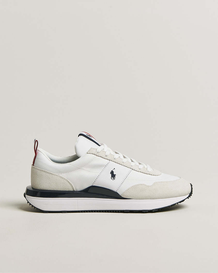 Men | Sneakers | Polo Ralph Lauren | Train 89 Suede Sneakers White/Navy/Red
