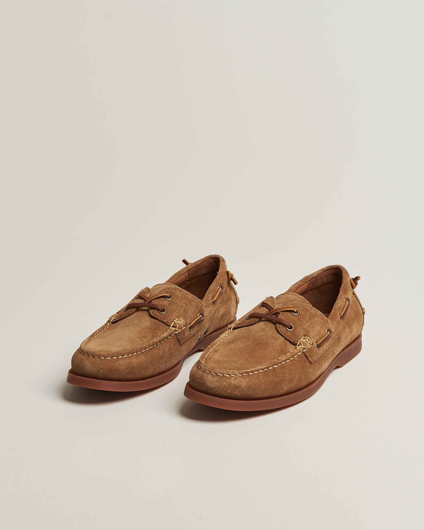 Men | Boat Shoes | Polo Ralph Lauren | Merton Suede Boat Shoe Desert Tan