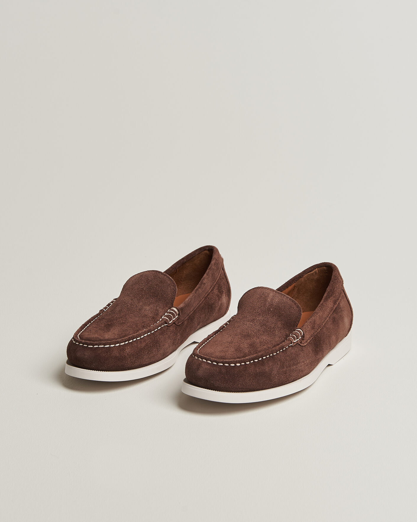 Men | Loafers | Polo Ralph Lauren | Merton Casual Suede Loafers Dark Brown