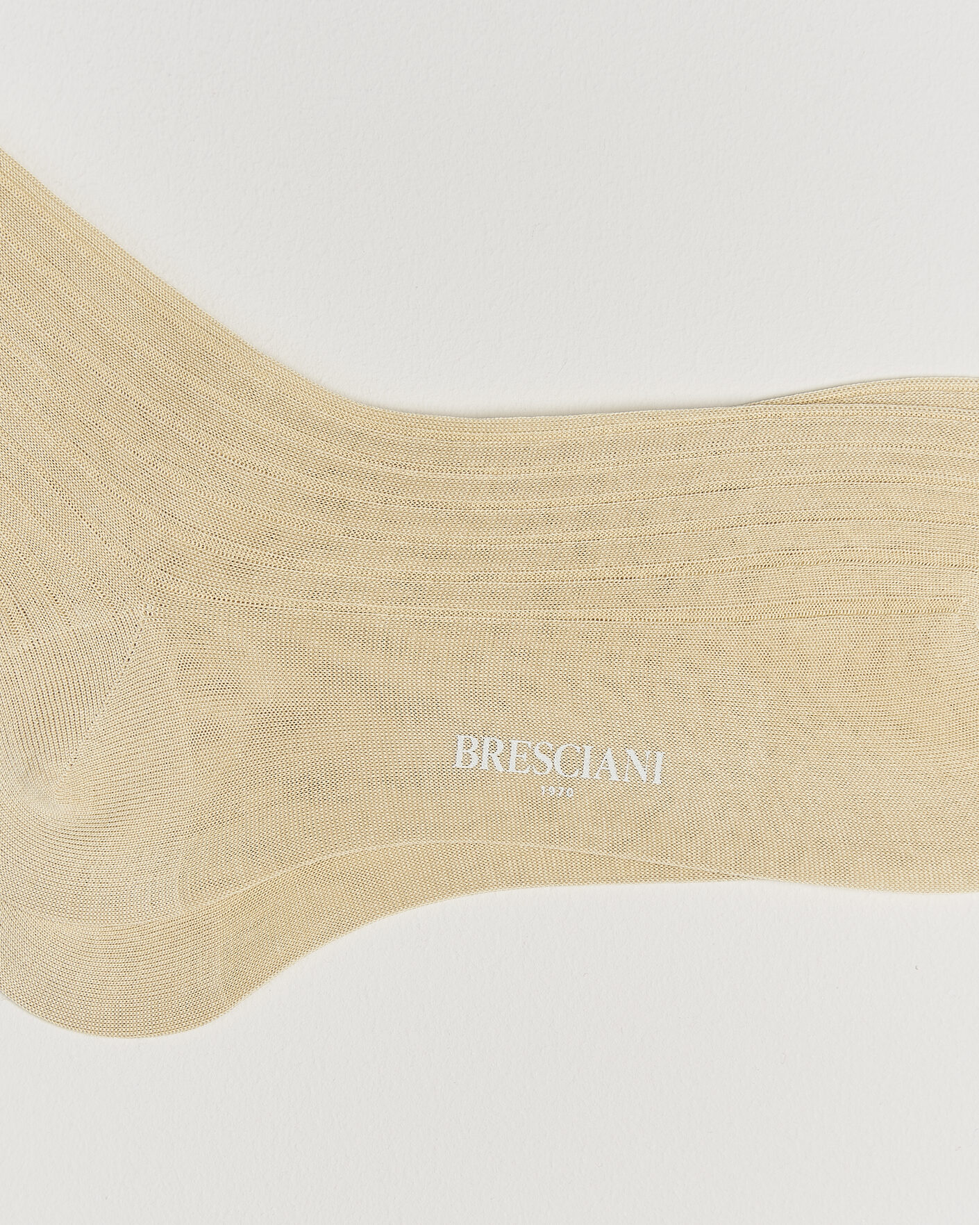 Men | Underwear & Socks | Bresciani | Cotton Ribbed Short Socks Beige