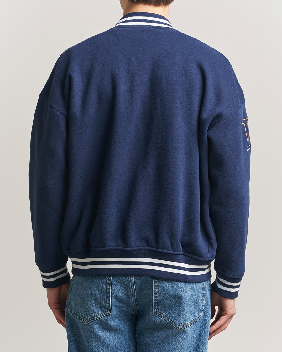 Men | Sweaters & Knitwear | Polo Ralph Lauren | Magic Fleece Bomber Jacket Newport Navy