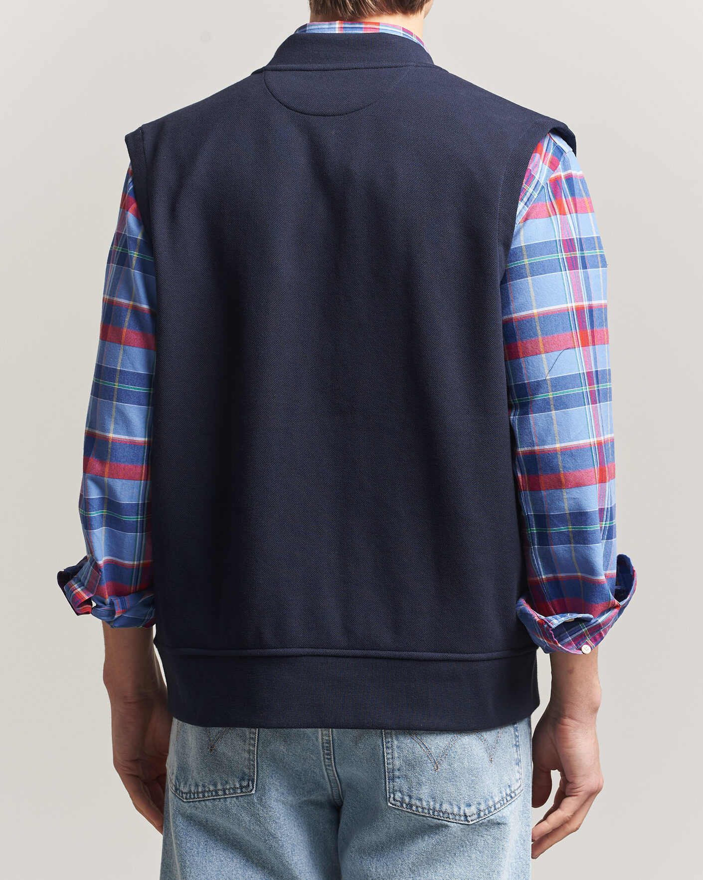 Men | Gilets | Polo Ralph Lauren | Double Knitted Jaquard Vest Aviator Navy