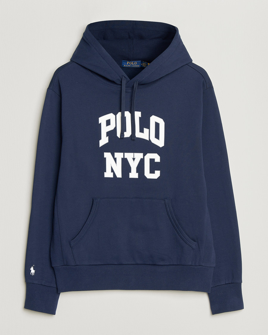 Men | Sweaters & Knitwear | Polo Ralph Lauren | Athletic Fleece Hoodie Cruise Navy