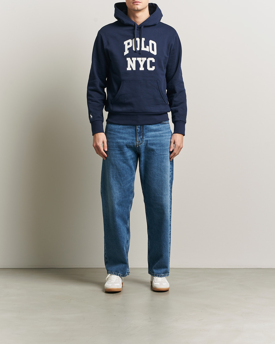 Men | Sweaters & Knitwear | Polo Ralph Lauren | Athletic Fleece Hoodie Cruise Navy