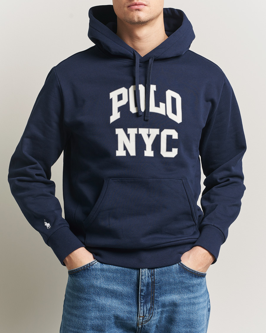 Men | Sweaters & Knitwear | Polo Ralph Lauren | Athletic Fleece Hoodie Cruise Navy