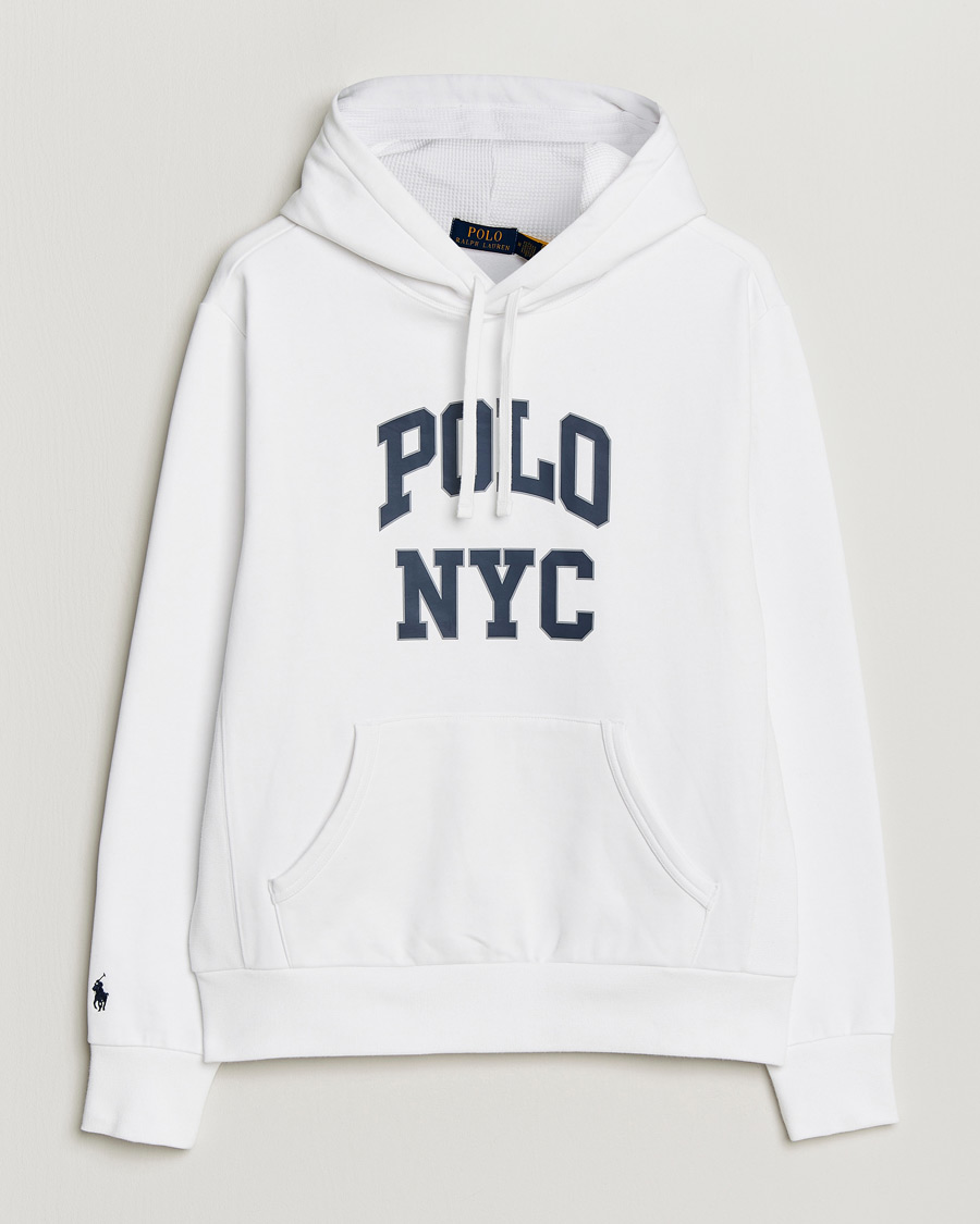 Men | Sweaters & Knitwear | Polo Ralph Lauren | Athletic Fleece Hoodie White