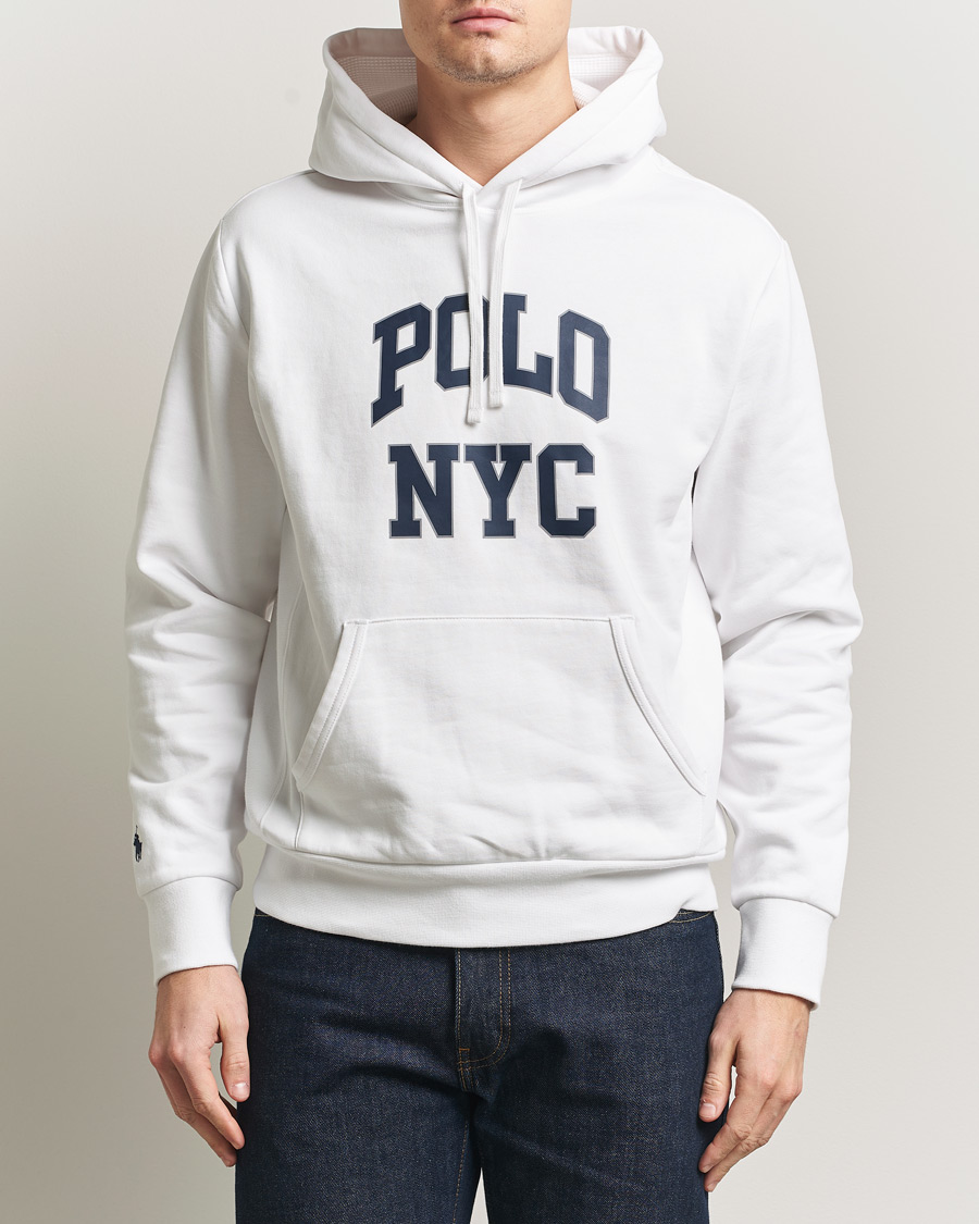 Men | Sweaters & Knitwear | Polo Ralph Lauren | Athletic Fleece Hoodie White