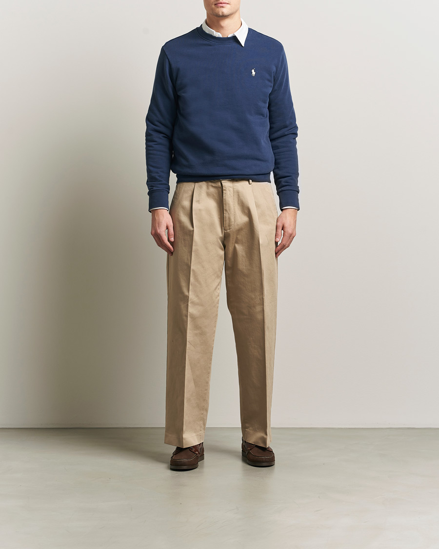 Men | Sweaters & Knitwear | Polo Ralph Lauren | Loopback Terry Sweatshirt Cruise Navy