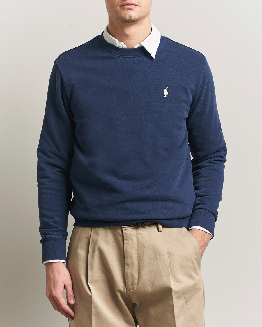 Men | Sweaters & Knitwear | Polo Ralph Lauren | Loopback Terry Sweatshirt Cruise Navy