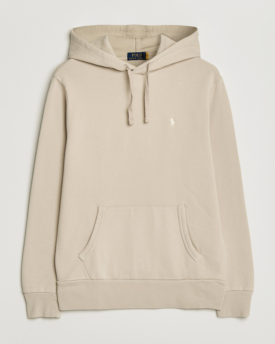Men | Sweaters & Knitwear | Polo Ralph Lauren | Loopback Terry Hoodie Stoneware Grey