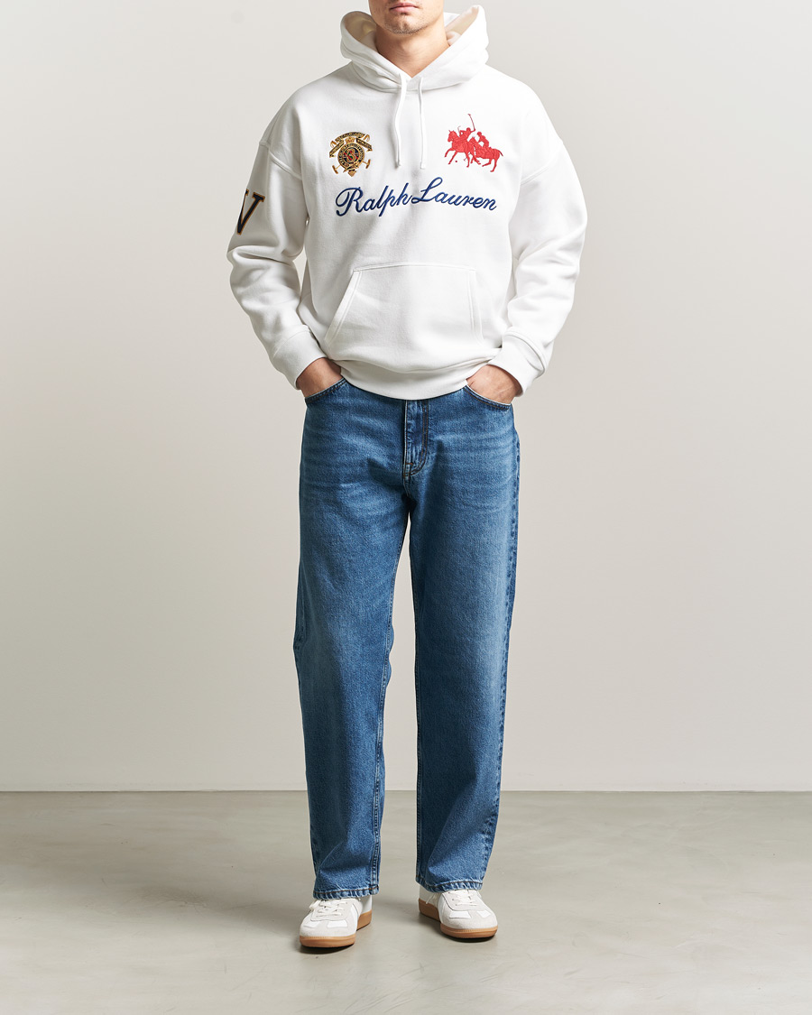 Men | Sweaters & Knitwear | Polo Ralph Lauren | Magic Fleece Logo Hoodie White
