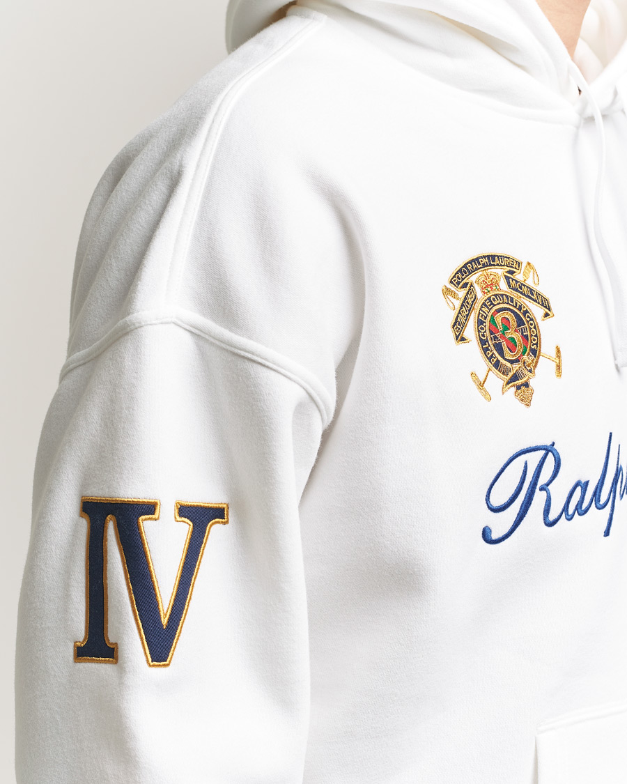 Men | Sweaters & Knitwear | Polo Ralph Lauren | Magic Fleece Logo Hoodie White