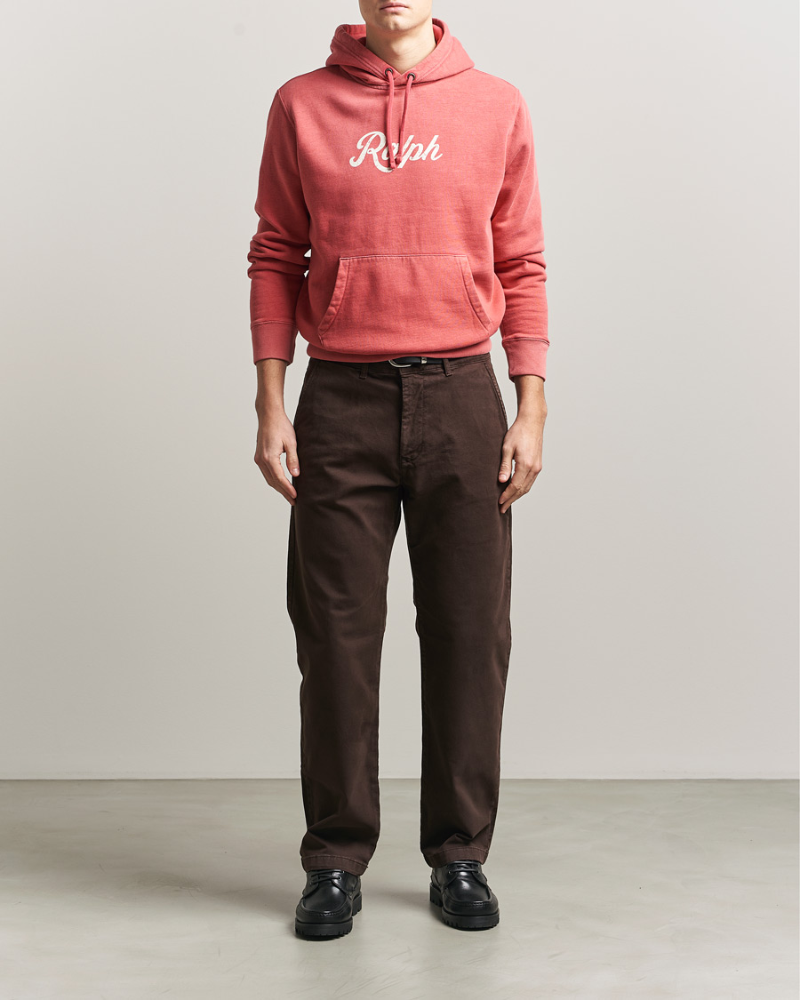 Men | Sweaters & Knitwear | Polo Ralph Lauren | Vintage Fleece Logo Hoodie Nantucket Red