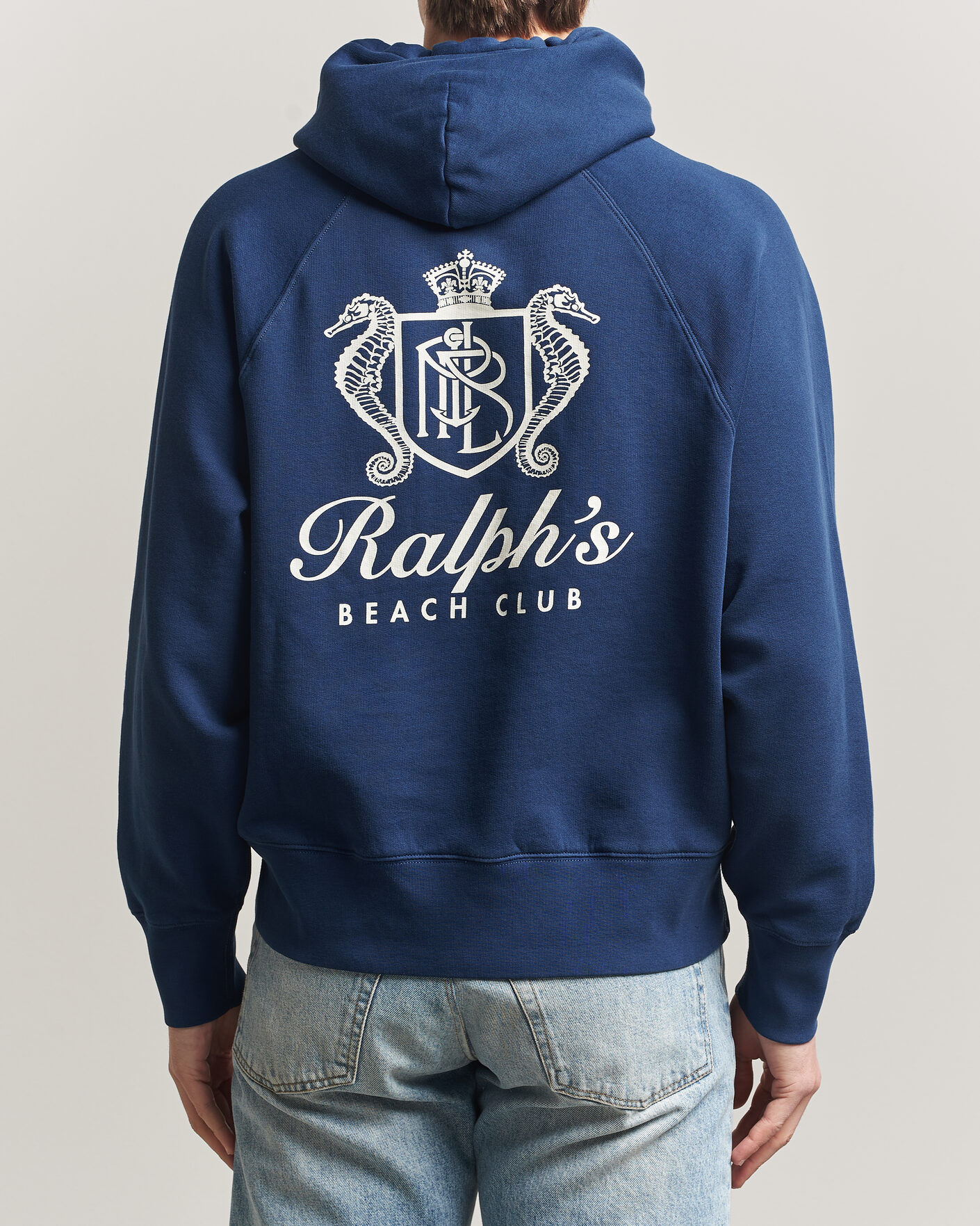 Men | Sweaters & Knitwear | Polo Ralph Lauren | Fleece Hoodie Dark Cobalt