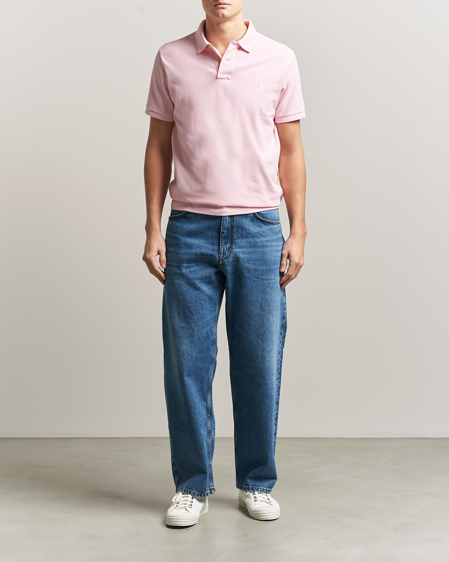 Men | Polo Shirts | Polo Ralph Lauren | Custom Slim Fit Polo Garden Pink