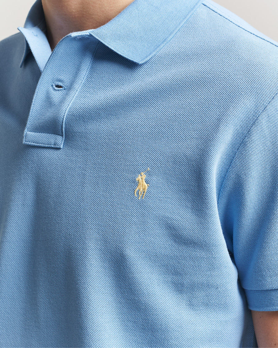 Men | Polo Shirts | Polo Ralph Lauren | Custom Slim Fit Polo Bristol Blue