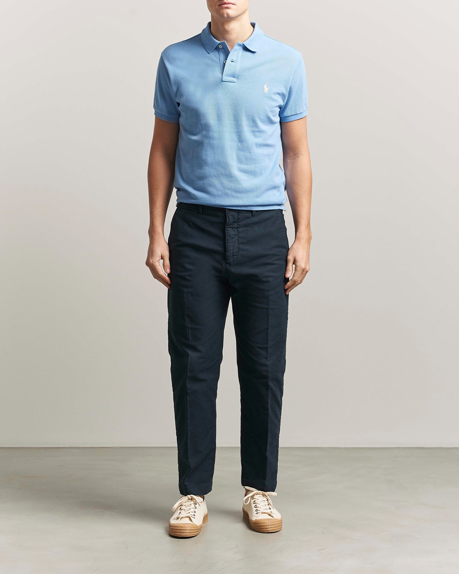 Men | Polo Shirts | Polo Ralph Lauren | Slim Fit Polo Bristol Blue