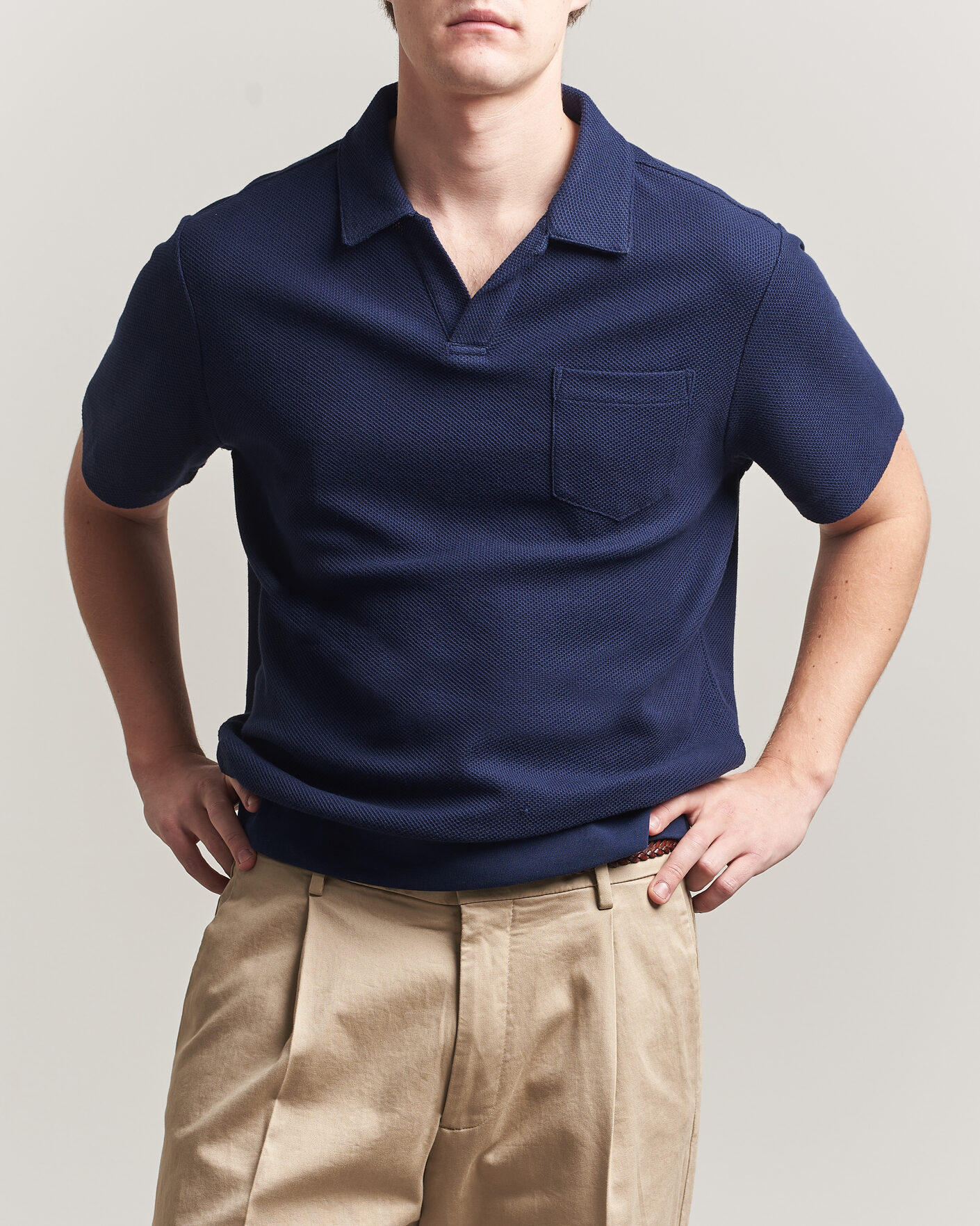 Men | Polo Shirts | Polo Ralph Lauren | Knitted Polo Cruise Navy