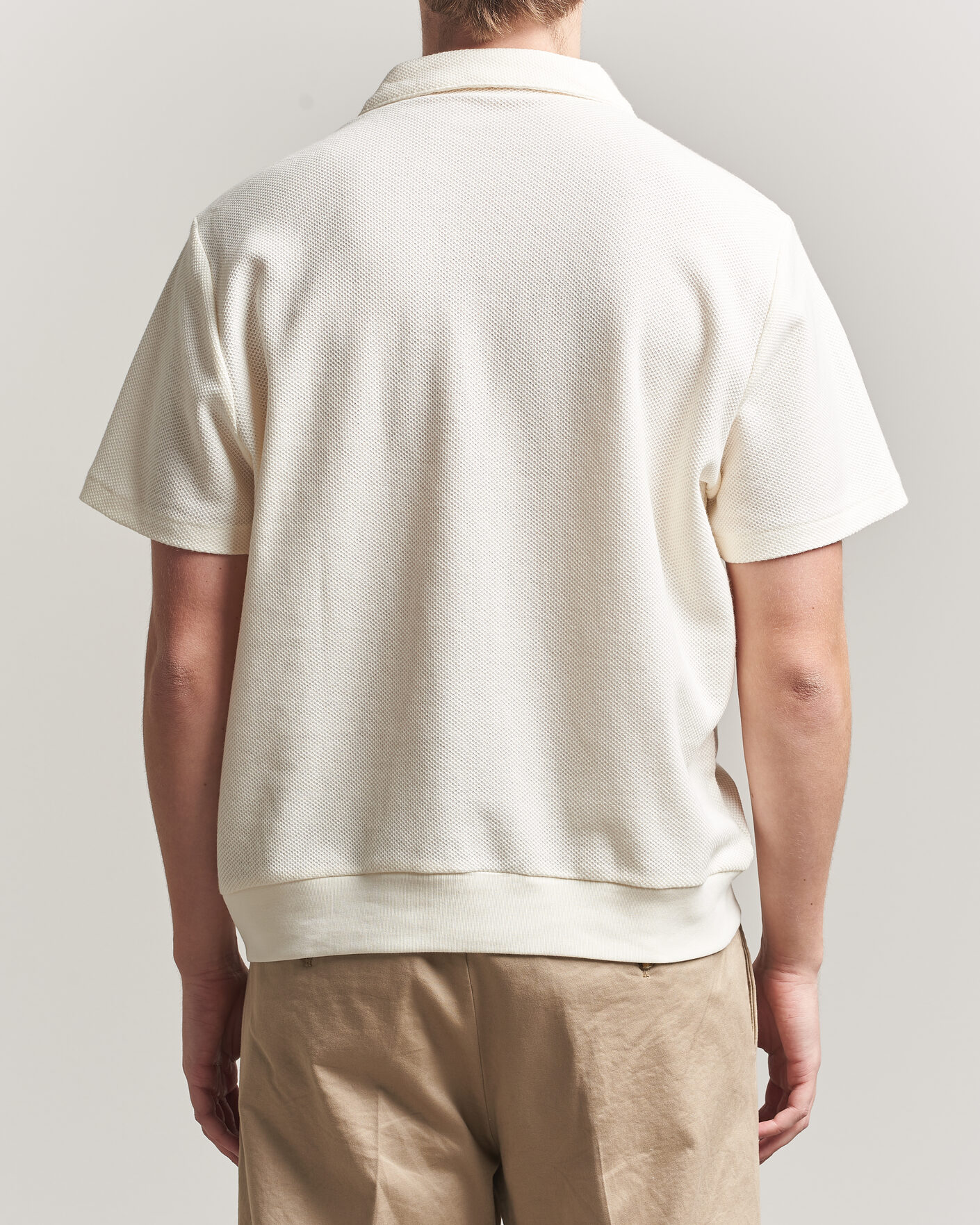 Men | Polo Shirts | Polo Ralph Lauren | Knitted Polo Pale Cream